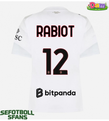 AC Milan Adrien Rabiot #12 Bortatröja Kvinnor 2026-27 Kortärmad